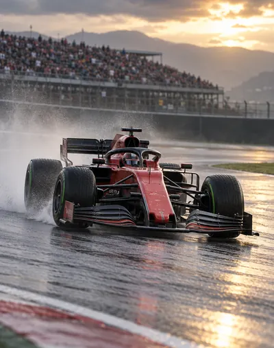 Automovilismo en un circuito